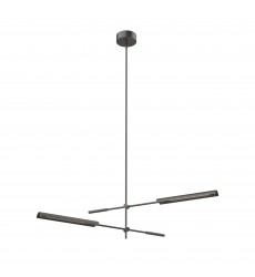  MP316402UBMS-Astrid 2 Head Metal Shade/Urban Bronze LED Multi Pendant