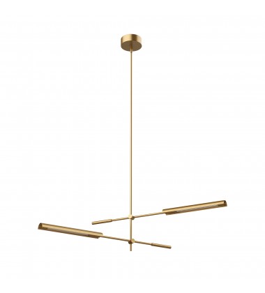 MP316402VBMS-Astrid 2 Head Metal Shade/Vintage Brass LED Multi Pendant  MP316402VBMS-Astrid 2 Head Metal Shade/Vintage Brass LED Multi Pendant