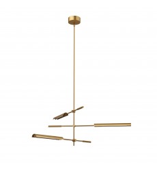  MP316403VBMS-Astrid 3 Head Metal Shade/Vintage Brass LED Multi Pendant