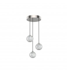  MP321203PN-Marni 3 Head Polished Nickel LED Multi Pendant