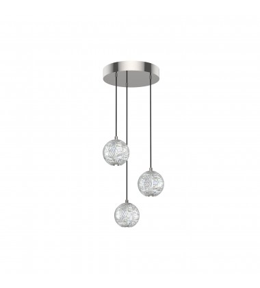  MP321203PN-Marni 3 Head Polished Nickel LED Multi Pendant