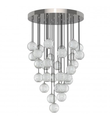  MP321230PN-Marni 30 Head Polished Nickel LED Multi Pendant
