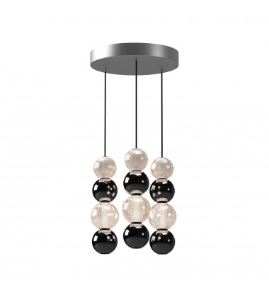  MP321803PN-Onyx 3 Head Polished Nickel LED Multi Pendant