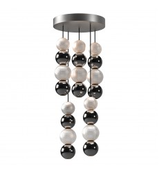 MP321805PN-Onyx 5 Head Polished Nickel LED Multi Pendant  MP321805PN-Onyx 5 Head Polished Nickel LED Multi Pendant