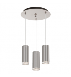 MP401431BN-03-Cameo 11-in Brushed Nickel 3-Light Multi Pendant MP401431BN-03-Cameo 11-in Brushed Nickel 3-Light Multi Pendant