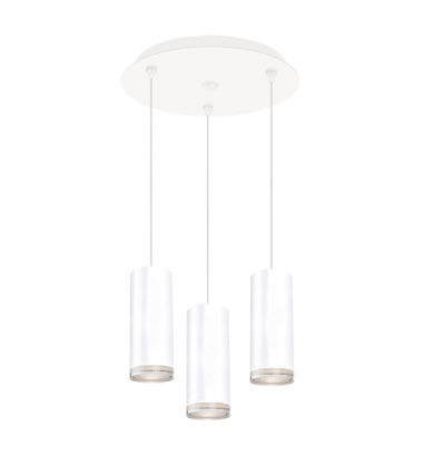 MP401431WH-03-Cameo 11-in White 3-Light Multi Pendant