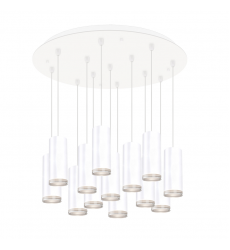 MP401431WH-13-Cameo 24-in White 13-Light Multi Pendant MP401431WH-13-Cameo 24-in White 13-Light Multi Pendant