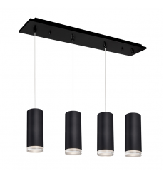 MP401432BK-04-Cameo 25-in Black 4-Light Multi Pendant MP401432BK-04-Cameo 25-in Black 4-Light Multi Pendant