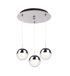 MP402801CH-03-Pluto 12-in Chrome 3-Light Multi Pendant