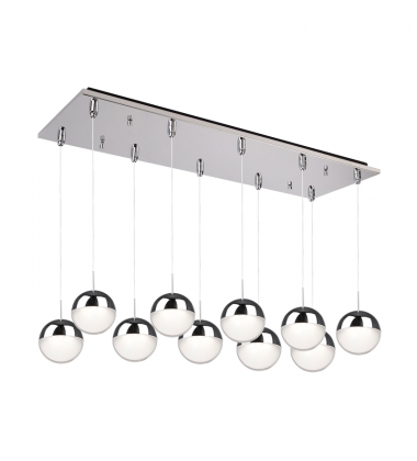 MP402801CH-10-Pluto 27-in Chrome 10-Light Multi Pendant