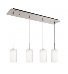 MP41304BN-04-Verona 25-in Brushed Nickel 4-Light Multi Pendant