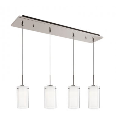 MP41304BN-04-Verona 25-in Brushed Nickel 4-Light Multi Pendant