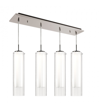 MP41305BN-04-Verona 25-in Brushed Nickel 4-Light Multi Pendant