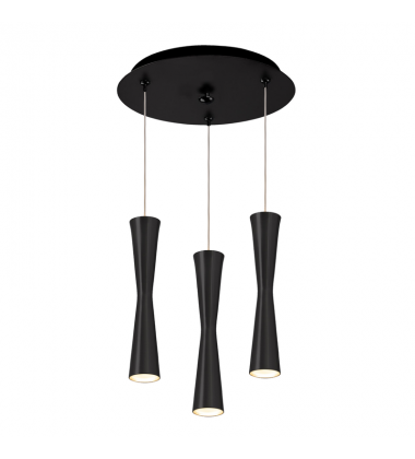 MP42502BK-03-Robson 11-in Black 3-Light Multi Pendant MP42502BK-03-Robson 11-in Black 3-Light Multi Pendant