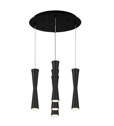 MP42502BK-05-Robson 14-in Black 5-Light Multi Pendant