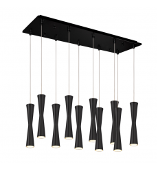 MP42502BK-10-Robson 27-in Black 10-Light Multi Pendant