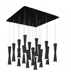 MP42502BK-16-Robson 19-in Black 16-Light Multi Pendant