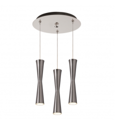 MP42502BN-03-Robson 11-in Brushed Nickel 3-Light Multi Pendant