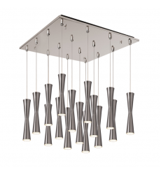 MP42502BN-16-Robson 19-in Brushed Nickel 16-Light Multi Pendant