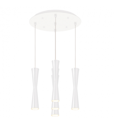 MP42502WH-05-Robson 14-in White 5-Light Multi Pendant