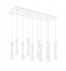 MP42502WH-10-Robson 27-in White 10-Light Multi Pendant