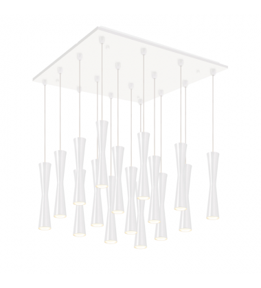 MP42502WH-16-Robson 19-in White 16-Light Multi Pendant