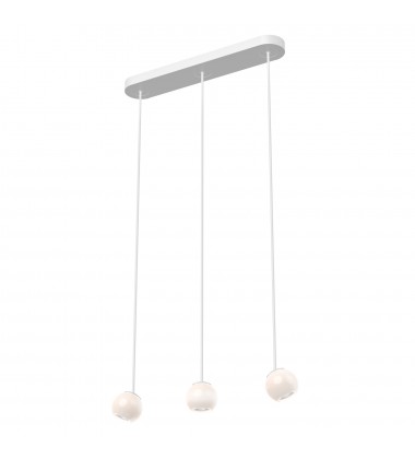  MP47613-WH-Europa 3 Head White LED Multi Pendant