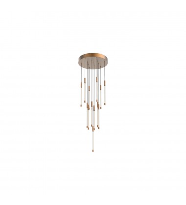  MP75113-BG-Motif 13-in Brushed Gold LED Multi Pendant