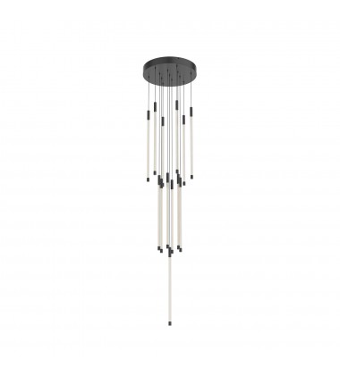  MP75121-BK-Motif 21-in Black LED Multi Pendant