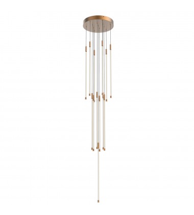  MP75127-BG-Motif 27-in Brushed Gold LED Multi Pendant