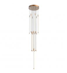 MP75127-BG-UNV-010-Motif 27-in Brushed Gold LED Multi Pendant