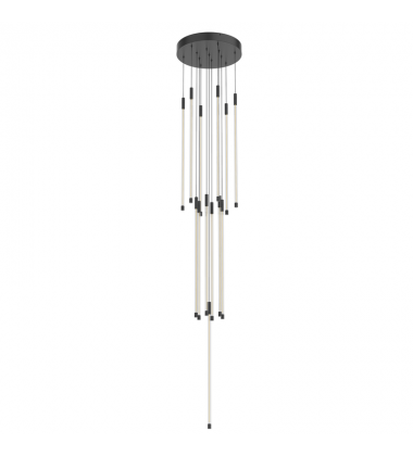 MP75127-BK-UNV-010-Motif 27-in Black LED Multi Pendant
