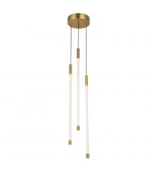 MP75221-BG-UNV-Motif 21-in Brushed Gold LED Multi Pendant