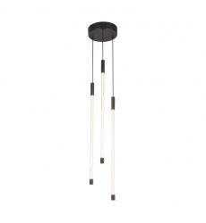 MP75221-BK-UNV-Motif 21-in Black LED Multi Pendant