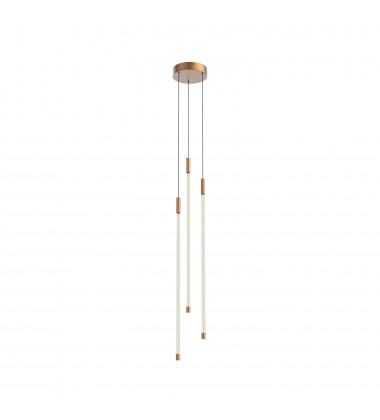  MP75227-BG-Motif 27-in Brushed Gold LED Multi Pendant