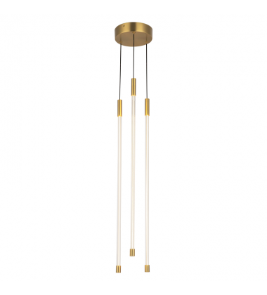 MP75227-BG-UNV-Motif 27-in Brushed Gold LED Multi Pendant