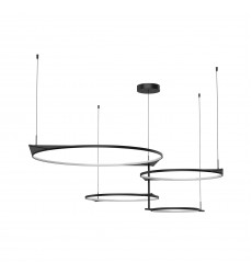  MP84483-BK-Serif 36-in Black LED Multi Pendant