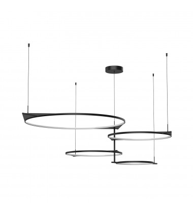  MP84483-BK-Serif 36-in Black LED Multi Pendant