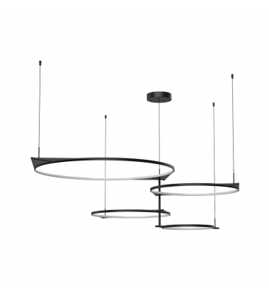 MP84483-BK-UNV-010-Serif 36-in Black LED Multi Pendant