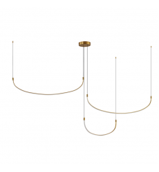 MP89370-BG-UNV-Talis 70-in Brushed Gold LED Multi Pendant