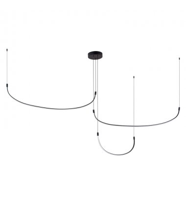 MP89390-BK-UNV-Talis 90-in Black LED Multi Pendant