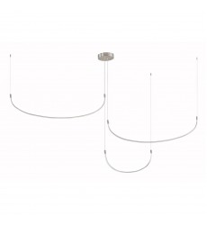  MP89390-BN-Talis 90-in Brushed Nickel LED Multi Pendant