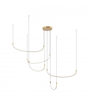  MP89570-BG-Talis 70-in Brushed Gold LED Multi Pendant