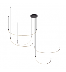 MP89590-BK-UNV-Talis 90-in Black LED Multi Pendant
