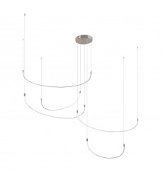  MP89590-BN-Talis 90-in Brushed Nickel LED Multi Pendant
