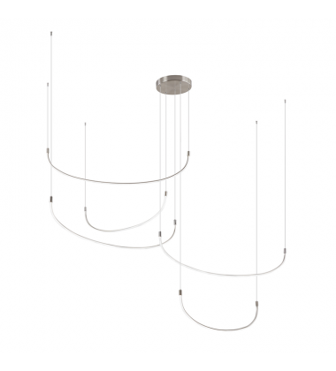 MP89590-BN-UNV-Talis 90-in Brushed Nickel LED Multi Pendant MP89590-BN-UNV-Talis 90-in Brushed Nickel LED Multi Pendant