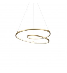  PD11119-AN-Twist 19-in Antique Brass LED Pendant
