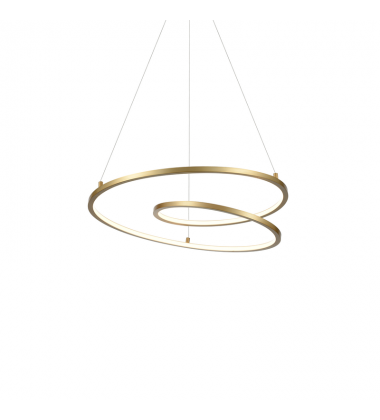 PD11119-AN-UNV-Twist 19-in Antique Brass LED Pendant
