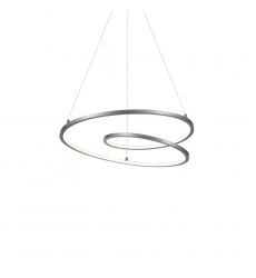 PD11119-AS-UNV-Twist 19-in Antique Silver LED Pendant