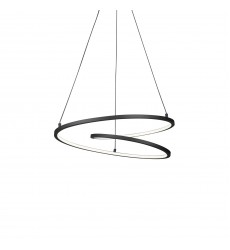  PD11119-BK-Twist 19-in Black LED Pendant